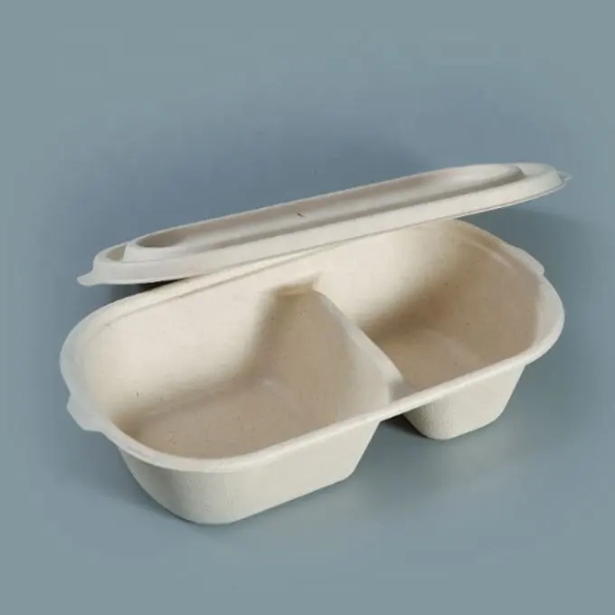 Kingwin Best Sale Eco Friendly Bagasse Containers Biodegradable Sugarcane Food Container Bagasse Clamshell For Food