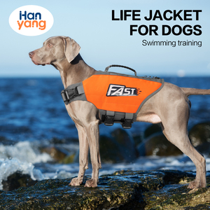 HanYang-Chaleco salvavidas para perros, chaleco salvavidas ajustable con asa de rescate, chaleco flotante para perros pequeños, medianos y grandes, OEM - Product Image 4