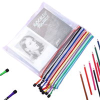 Pochette multifonctionnelle portable en PVC A4, fermeture éclair, sacs de rangement pour livres, papeterie, jouets, directement de l'usine