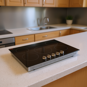 Placa de Inducción Eléctrica Vevor de 5 Quemadores, 9200W, Control por Perillas, Horno de Encimera - Product Image 2