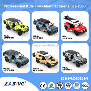 LASIVE <span class=keywords><strong>TOYS</strong></span> 1:36 Ölçekli Arazi Oyuncak Arabaları Alaşımlı Metal Model Araba 3 Kapılı Metal Gövdeli Geri Çekmeli Oyuncak Arazi Aracı Fabrikası - Product Image 6