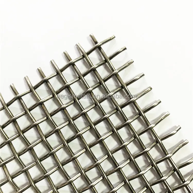 Rete metallica intrecciata in acciaio inossidabile SS304 con schermo chiuso 1.5mm 2x2 3x3 mesh