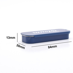 Boîte en étain colorée rectangulaire longue à couvercle rabattable pour le rangement d'outils de <span class=keywords><strong>montre</strong></span>, disponible immédiatement - Product Image 2
