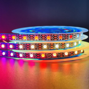 <span class=keywords><strong>WS2812b</strong></span> <span class=keywords><strong>5V</strong></span> individualmente direccionable RGBIC Pixel Led tira de luz 30/60/144 Leds/M IP20 IP65 IP67 Bar KTV Nightclub Project - Product Image 4