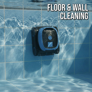 <span class=keywords><strong>Robot</strong></span> <span class=keywords><strong>per</strong></span> <span class=keywords><strong>Pulizia</strong></span> Piscine Portatile Wireless con Doppio Motore, Auto-Parcheggio, Avvio con Un Tocco, Antiscivolo in ABS - Product Image 6