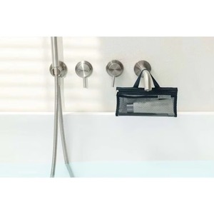 Bolsa de Maquillaje Portátil Simple Coreana, Ligera, para Viaje, con Compartimento para Cepillo y Pasta de Dientes, de Malla, de Fábrica BSCI - Product Image 2