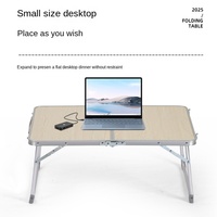 Table pliante d'extérieur personnalisée, portable, légère, pour pique-nique, camping, barbecue, repas à la maison