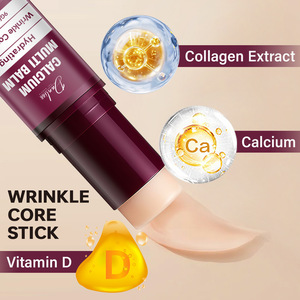 Cilt Bakımı Kırışıklık Karşıtı Yaşlanma Karşıtı Nemlendirici Parlatıcı Kolajen Kalsiyum Hacim Veren Çok Amaçlı Yüz Nemlendirici Balm Krem Stick - Product Image 3
