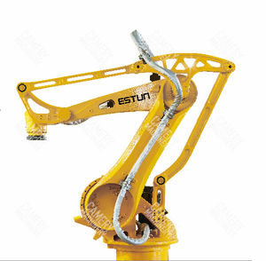 O sistema paletizador elétrico do robô fácil opera o rolamento do PLC para o tabaco Commodity químico que empacota-disponível o plástico do papel de madeira - Product Image 2