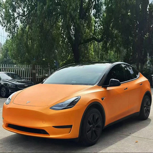 Protection de carrosserie de voiture de luxe en TPU orange mat brillant auto-réparant, anti-rayures, anti-UV, changeant de couleur, garantie premium de 5 ans - Product Image 1