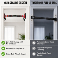 Nouvel équipement d'entraînement complet pour la maison : Barre de traction horizontale pour exercices intérieurs