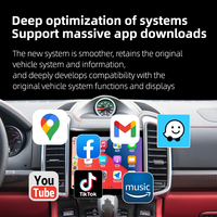 Lecteur Multimédia de Voiture à Écran Tactile 9 Pouces GPS Navigation CarPlay Android pour Porsche Cayenne 92A 2010-2017