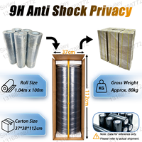Film de protection anti-espion mat bidirectionnel en rouleau, angle anti-espion de 26 degrés, protection contre les chocs, film de confidentialité, fourniture d'usine, taille personnalisée