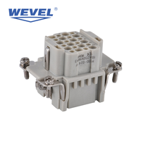 Connecteur Rectangulaire Robuste Étanche IP65 (Mâle/Femelle) Toutes Tailles pour l'Industrie de l'Énergie Solaire et Éolienne