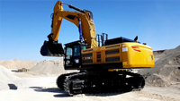 Excavatrice géante pour l'exploitation minière SY750H-S SY705H-S, méga-engin de terrassement |   Godet super grand format de 4,6 à 5,4 m³, poids opérationnel de 76,2 tonnes