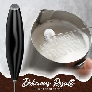 Nuevo Mini Espumador de Leche, Batidor de Matcha, Mezclador de Bebidas, Espumador de Café de Acero Inoxidable, Batidor Eléctrico de Mano Ecológico para Cocina - Product Image 4