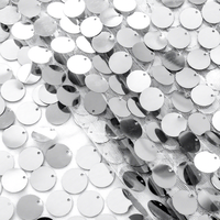 Grand chemin de table à sequins or et argent, taille personnalisée, pour mariage, fête, maison, hôtel, décoration, chemin de table à paillettes grand format