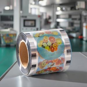 Película de sellado para vasos con logo impreso de figura de fruta, calibre 90/95, grado alimenticio, a prueba de humedad, para té con leche y leche de soja, un rollo. - Product Image 3