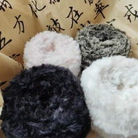 Großhandel Luxuriöses Kunstnerz-Garn Weiches Garn für Warme und Strickprojekte Strickgarn zum Häkeln 3 Stränge 100% Polyester