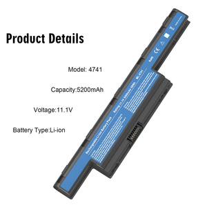 แบตเตอรี่48WH 6ก้อน10.8V 4400mAh สำหรับ <span class=keywords><strong>ACER</strong></span> <span class=keywords><strong>Aspire</strong></span> <span class=keywords><strong>4741G</strong></span> 4743G 4750G 4250 4251 4251g 4251Z 4252 5253 AS10D31 AS10D73 AS10D3E - Product Image 6