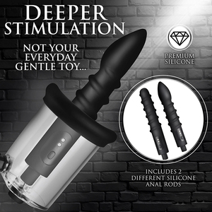 <span class=keywords><strong>Plug</strong></span> anal, jouet sexuel, pompe en silicone en forme de bouton de rose pour débutants, hommes, femmes et couples, stimulation anale intense et contrôleur ergonomique - Product Image 4