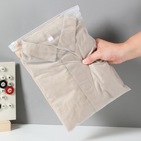 Sacs Ziplock Personnalisés Robustes pour Vêtements, Sacs Ziplock Givrés pour T-shirts, Sacs d'Emballage Mat pour Vêtements, Sacs Poly Ziplock pour Habillement