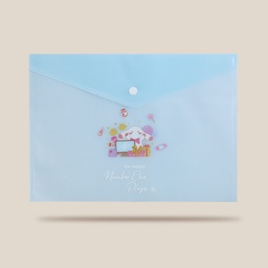 Bolsa de almacenamiento de papel de <span class=keywords><strong>prueba</strong></span> A4 de dibujos animados para estudiantes, organizador de archivos de PP bonito, bolsa de archivos de materiales suplementarios gruesos impermeables - Product Image 4