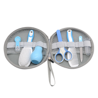 Ensemble de coupe-ongles de luxe pour bébé Kit de soins de santé pour bébé Tondeuses de toilettage pour bébé écologiques et de qualité alimentaire avec logo personnalisable