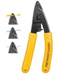 Alicates Pelacables de tres puertos de alta precisión COMPTYCO, alicates Pelacables para revestimiento de cables FTTH, alicates Pelacables de <span class=keywords><strong>fibra</strong></span> <span class=keywords><strong>óptica</strong></span> - Product Image 1