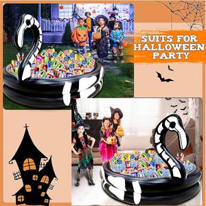 Glacière gonflable JOSEN en PVC en forme de flamant rose, grande capacité, étanche, portable, pour décoration extérieure d'Halloween - Product Image 4