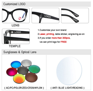 Pretty Outlooks - Monturas de Gafas Cuadradas de Acero Inoxidable con Clip Metálico, Protección Contra la Luz Azul, Unisex, Tendencia de Moda - Product Image 6