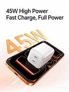 Chargeur GaN double port UGREEN 45W PD USB C pour iPhone 17 Pro Max, téléphone Samsung, iPad (avec câble USB C) - Product Image 4