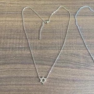 Không thấm nước mạ vàng không gỉ seel sao của <span class=keywords><strong>David</strong></span> Mặt dây chuyền xinh xắn Vòng Cổ Chuỗi trang sức phụ kiện cho phụ nữ - Product Image 3