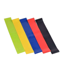 Bandas de Resistencia de Látex de Múltiples Niveles, Bandas Elásticas para Ejercicios de Fisioterapia, Rehabilitación, Yoga, Gimnasio en Casa y Fitness