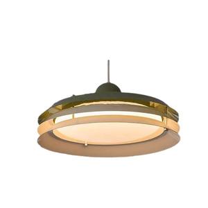 Lustre de table à manger LED moderne et minimaliste, tendance, vert matcha, marron, rouge, hauteur réglable, installation facile, pour - Product Image 1