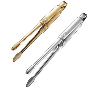 Korean Style 304 Stainless Steel Tongs Heat Resistant For Grilling BBQ Steak Flipping Kitchen Use - Product Image 3