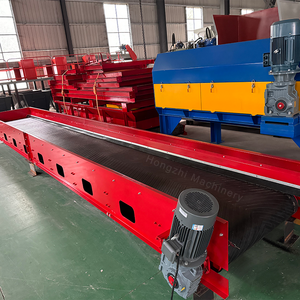 Rode veelzijdige bulkmateriaalbandtransportband voor gebruik in de cementindustrie en bouwtransport - Product Image 3