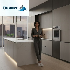 <span class=keywords><strong>Cuisine</strong></span> modulaire en bois massif de luxe au design moderne avec granit et <span class=keywords><strong>évier</strong></span>, meubles de <span class=keywords><strong>cuisine</strong></span> sur mesure, couleur claire - Product Image 4