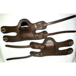 Avantage de haute qualité bottes avant avec rembourrage en cuir noir à bas prix - Product Image 1