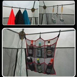 Tente moustiquaire de <span class=keywords><strong>camping</strong></span> pour 5 à 8 personnes, imperméable, idéale pour les pique-niques et activités de plein air - Product Image 4