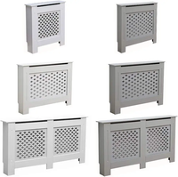Meubles de salon en MDF peint Style nid d'abeille couleur blanche Couvercle de radiateur en bois