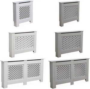 Rivestimento del radiatore <span class=keywords><strong>in</strong></span> <span class=keywords><strong>legno</strong></span> di colore bianco dipinto MDF per soggiorno mobili a nido d'ape - Product Image 4