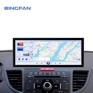 Autoradio Android 2 Din avec écran tactile 12,3 pouces, 8 cœurs, 4+64 Go, Carplay sans fil, GPS, navigation pour <span class=keywords><strong>Honda</strong></span> <span class=keywords><strong>CR</strong></span>-<span class=keywords><strong>V</strong></span> 2012 <span class=keywords><strong>2013</strong></span> - Product Image 2