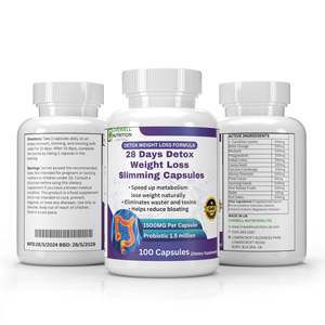 Livewell Cápsulas Adelgazantes Detox de 28 Días, 100 Cápsulas Probióticas 1500MG - Product Image 3