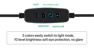 <span class=keywords><strong>Prix</strong></span> d'usine, <span class=keywords><strong>prix</strong></span> bas, LJJ20, anneau lumineux portable avec support, 8 <span class=keywords><strong>pouces</strong></span>, pour influenceurs beauté, créateurs de contenu et réunions en ligne - Product Image 4