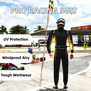 Professional Printed <b>Racing</b> Set Men Women Waterproof Anti-UV Jumpsuit Karting Practice Windproof Breathable Drift <b>Jacket</b> - Product Image 2
