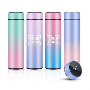 Gourde isotherme intelligente à affichage LED de température, 500 ml, avec logo personnalisé imprimé, pour promotion, activité d'entreprise, cadeau d'affaires - Product Image 2