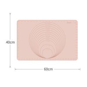 Ensemble de <span class=keywords><strong>tapis</strong></span> de cuisson en silicone perforé <span class=keywords><strong>Silpat</strong></span>, réutilisables, personnalisés, carrés, ronds, ovales, antidérapants, noirs, pour pain et pâtisserie - Product Image 3