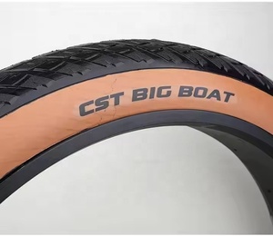 <span class=keywords><strong>Pneumatici</strong></span> per bicicletta CTC06 anello grasso 26x4.0 per auto con bordo giallo retro a prova di pugnalata per motoslitta ATV in filo di acciaio - Product Image 3