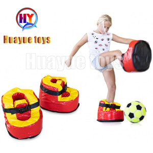 Chaussures géantes gonflables en mousse souple PVC <span class=keywords><strong>pour</strong></span> enfants et adultes, <span class=keywords><strong>jeu</strong></span> de sport de football d'équipe en plein air, bottes de cowboy amusantes - Product Image 1